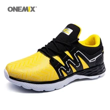 ONEMIX Men Running Shoes Athletic Trainers Men Yellow Black Zapatillas Sports Shoe Cushion Outdoor Walking Sneakers Sport Shoes ONEMIX Men Running Shoes Athletic Trainers Men Yellow Black Zapatillas Sports Shoe Cushion Outdoor Walking Sneakers Sport Shoes