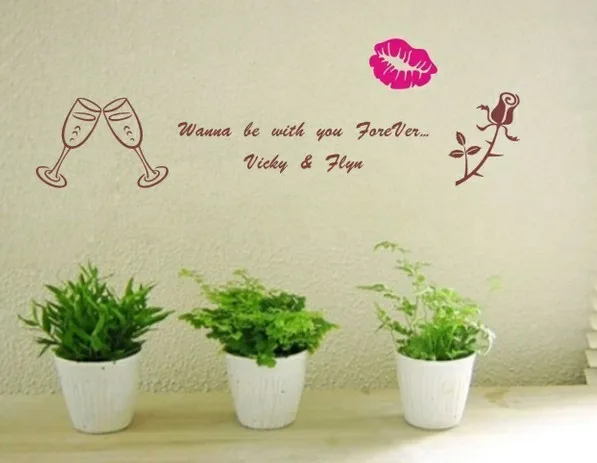 Free-Shipping-Removable-Coffee-red-wall-stickers-background-wall-background-wall-home (2)