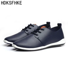 2017 New Shoes Men Casual Male Black Summer Driving Flats Fashion Shoes Brand Mens Leather Shoes Sales footwear for men