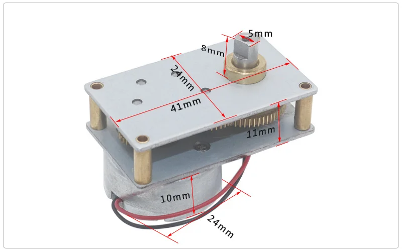 Плоская коробка передач с высоким крутящим моментом мотор-редуктор 3 v-12 v низкая скорость шум Микро Металлический мотор редуктор Реверсивный CW CCW жесткие металлические редукторы