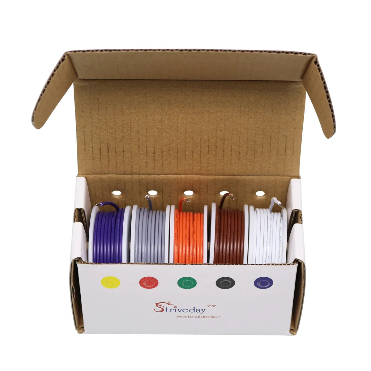 50 м/коробка 164 дюйма UL 1007 18AWG 10 цветов|cable diy|wire cableelectric wire |