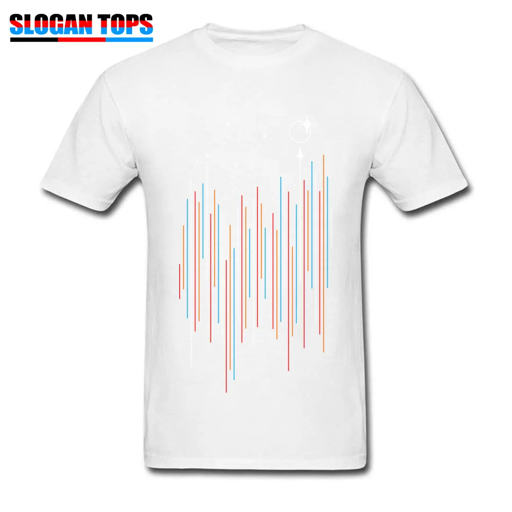 Thorugh The Cosmic Rays 2018 Discount Design T-Shirt O Neck 100% Cotton Short Sleeve Tops Shirts for Men Tops T Shirt Autumn Thorugh The Cosmic Rays white