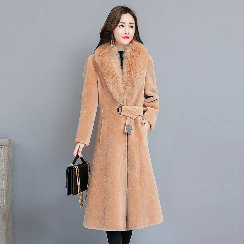 New Arrival Fashion Women Winter Coat Thick Warm Lambswool Cashmere