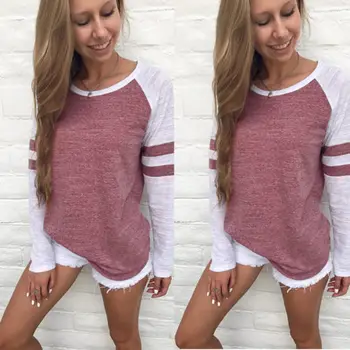 

2017 Autumn winter Womens Girl Long Sleeve Sweatshirt Pullover Tops Casual Blouse Size s-xl