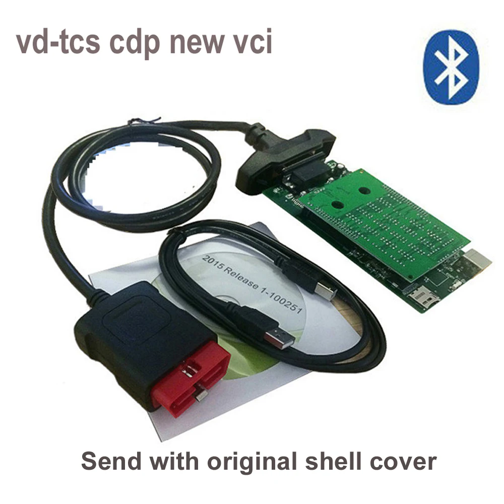 

2016.0 software with free keygen Bluetooth OBD OBD2 OBDII Diagnostic Scanner Tool vd tcs CDP Pro for cars and trucks free ship