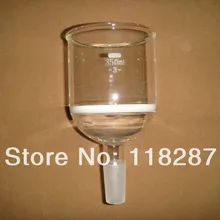 350 мл, 24/40, лабораторная Воронка Buchner, 3# грубого фильтра, воронка, лабораторная стеклянная посуда, лабораторная воронка, фильтрующая воронка