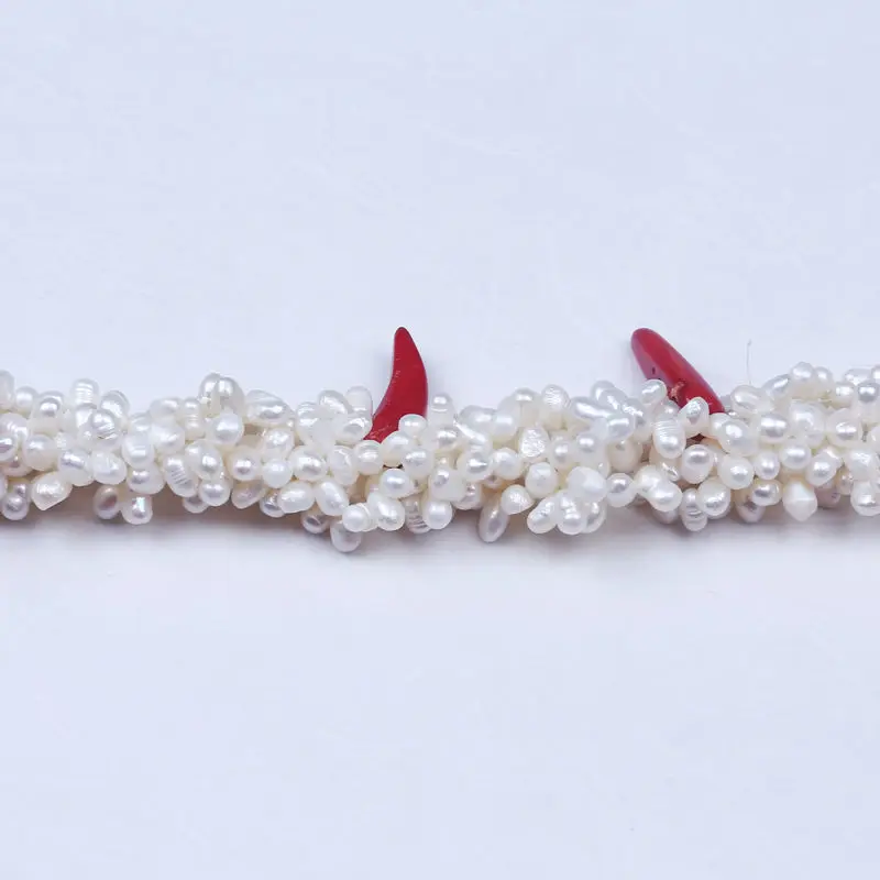 Колье и браслет с пресноводным жемчугом 5 рядов|jewelry sets|necklace and braceletbracelet necklace |