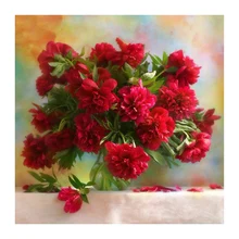 5d на заказ алмазная живопись, красные цветы вышивка крестиком Санта Клаус Снеговик hibah домашний декор diy pintura Алмазная мозаика Круз фильм