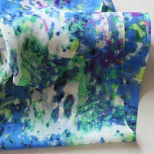 Картина цветочный Марля качество чистый шелк шифон жоржет 100 см* 140 см