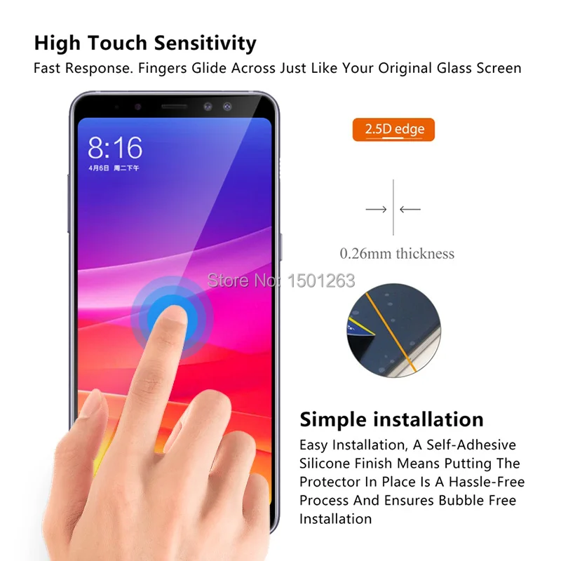 Для samsung Galaxy A8 плюс 2018 полное покрытие закаленное Стекло Экран чехол A7 защитный