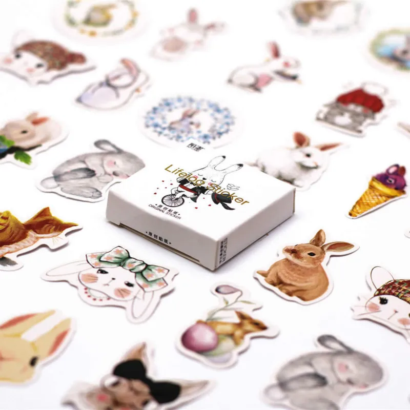 

2019 New Bunny Washi Tape Decorate Washi Masking Tape Set Japanese Diy Scrapbooking Sticker Office Adhesive Tape