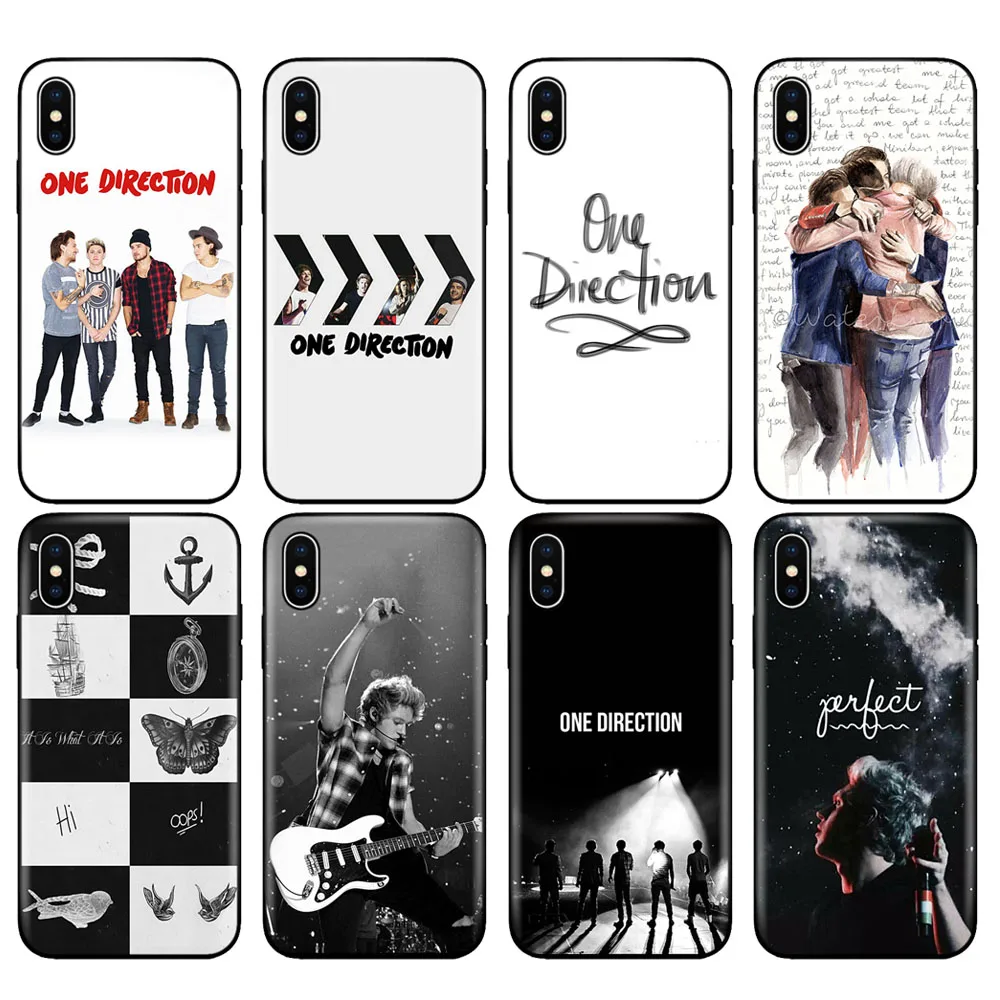 Черный чехол из ТПУ для iphone 5 5s SE 2020 6 6s 7 8 plus x 10 силиконовый XR XS 11 pro Max Niall Horan One