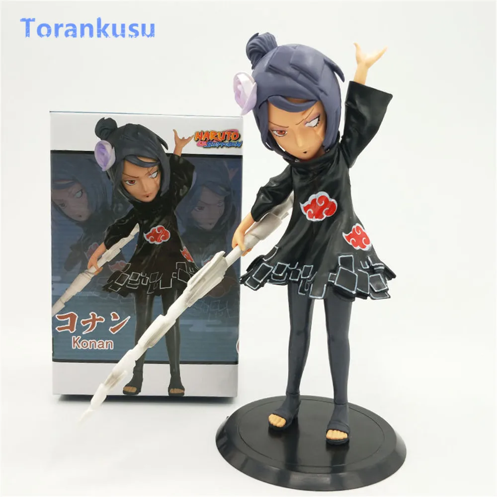Naruto Action Figrue Konan Akatsuki Anime Figure Battle Shippuden Doll PVC Collectible Toy Kids Gift Toys For Children Model PG