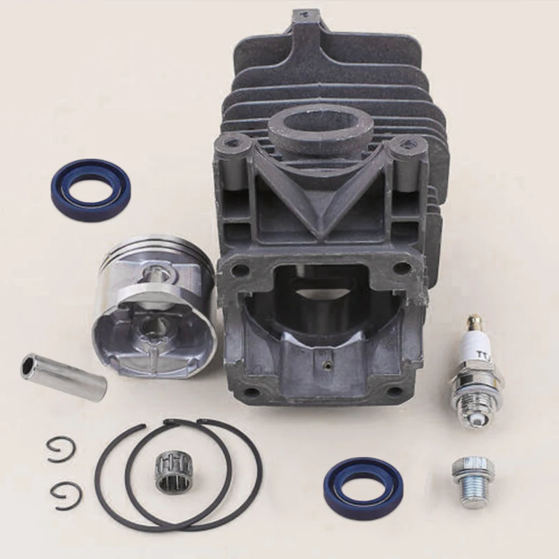 

Oil Seal Cylinder Set Spark Plug Kit Chainsaw Piston Pin Ring Decompression Valve Replacement Part 1133 020 1203