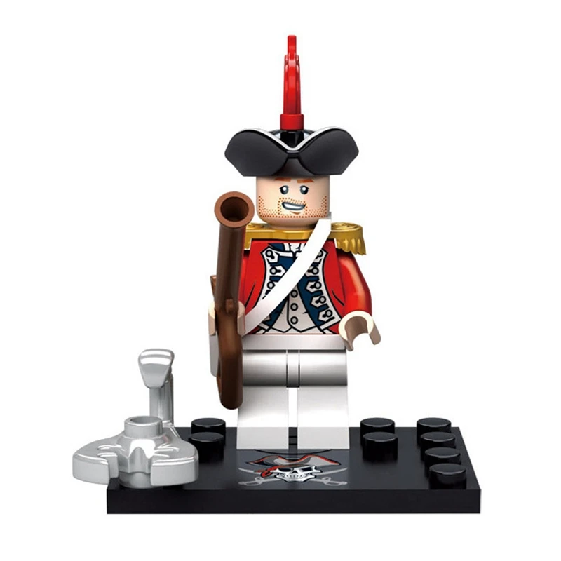 

518-4 DIY Bricks Single Legoing Pirates of the Caribbean Series Movie Figures Building Blocks Toys For Children KSZ 518 Legoings
