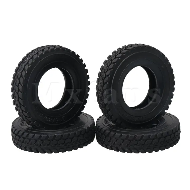 Best Offers Mxfans 8.5x2cm Black Remote Control Car Rubber Tires Tyres for TAMIYA RC 1:14 Truck Pack of 4