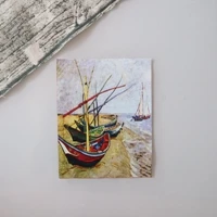 Новое поступление 18 см* 18 см Ван Гог небесная ткань для дизайна ручной работы "paintting style" Скрапбукинг квилтинг ручная окрашенная ZAKKA - Цвет: 18x18 NO.4