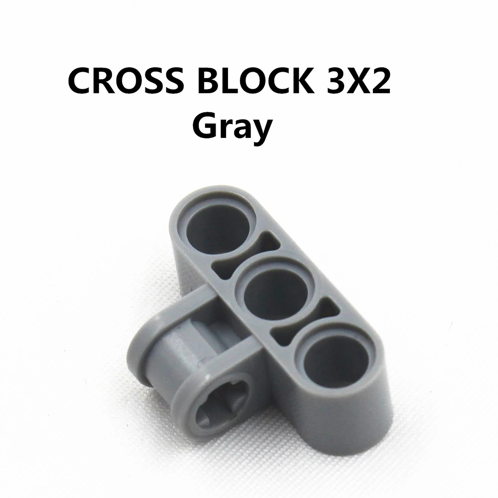 Self-Locking Bricks -- MOC Building Blocks 20PCS CROSS BLOCK 3X2 compatible with Lego NOC-4538007