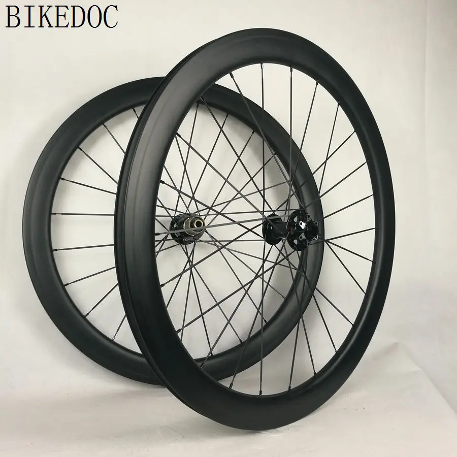 BIKEDOC 50MM Carbon Road Disc Wheels 700C 791 792 Disc Hub Road Bicycle