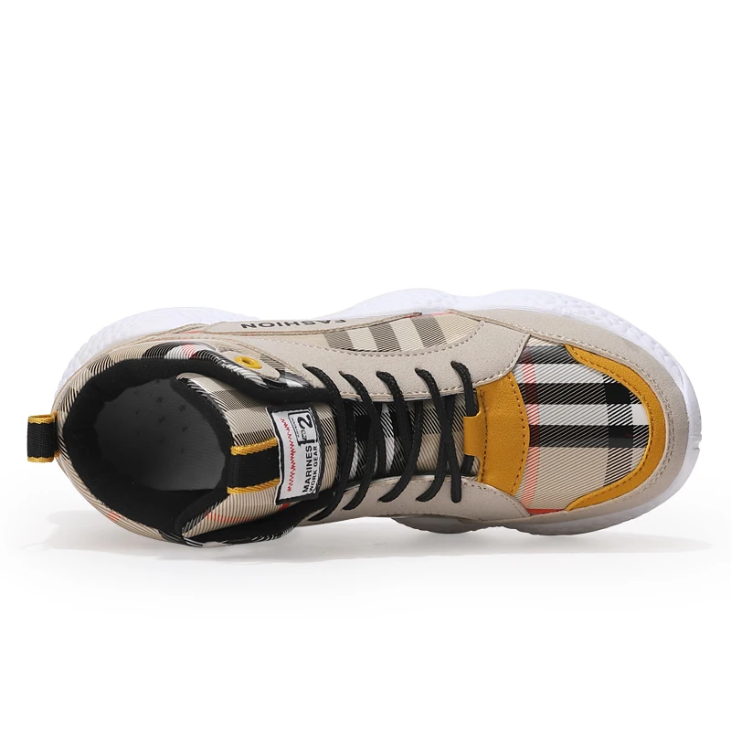 Occasionnel En Appartements white Femelle Femmes Air De Lace Plat Mode Lettres Ky3 Black Respirant yellow Marche Chaussures Impression Plate Printemps Plein forme Up PdqwZ