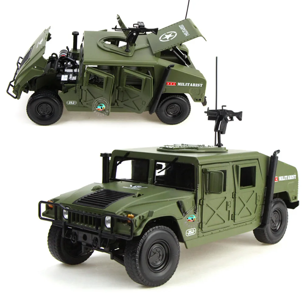 US $51.93 Alloy Diecast For Hummer Tactical Toy Vehicle 118 Military Armored Car Diecast Model With 5 Door Hobby Toys For Kids Birthday
