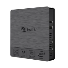 Beelink BT3Pro II Мини ПК компьютер Windows 10 4 Гб ОЗУ 64 Гб eMMC Intel Atom x5-Z8350 мультимедийный настольный ПК HDMI двухдисплейный видеоадаптер