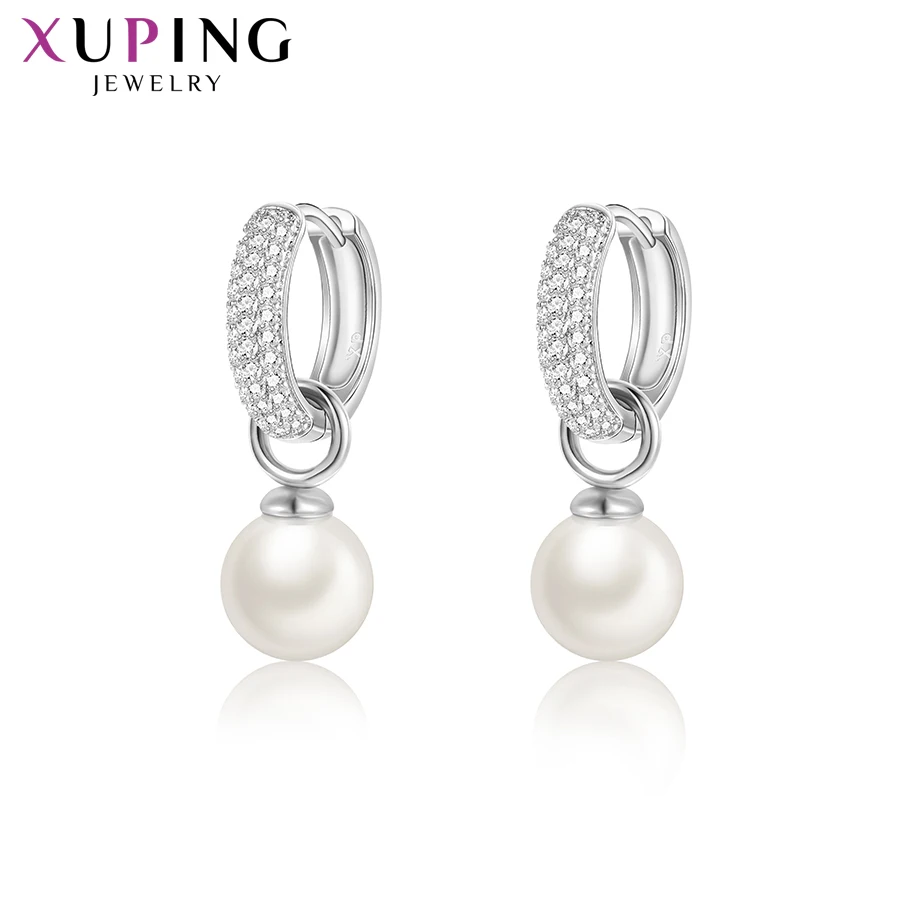 Cena Biżuteria xuping modne kolczyki klasyczne kryształy swarovskiego luksusowe dla kobiet wykwintne prezent na walentynki M85 20436