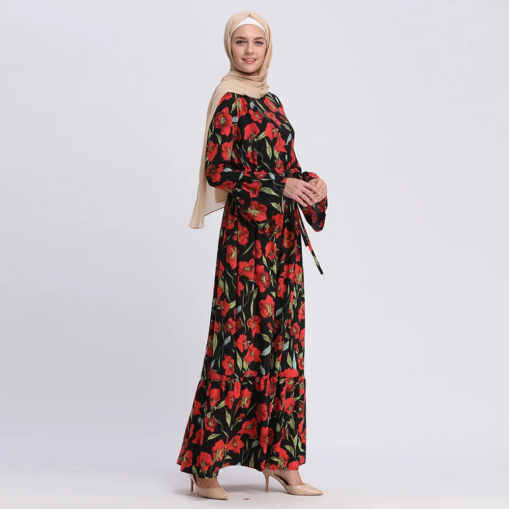 Мусульманское платье для женщин, мусульманская одежда в Дубае, мусульманское хиджабское платье, мусульманское платье Рамадан