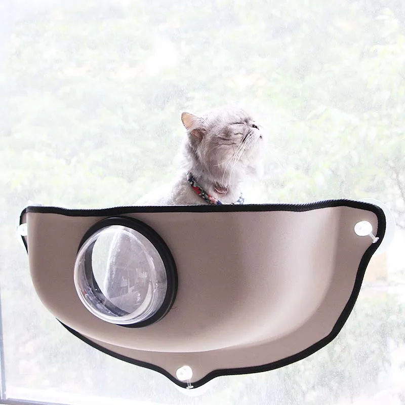 

Removable Cat Window Bed Ultimate Sunbathing Cat Window Mounted Cat Hammock Bed Cat Lounger Perch Cushion Hanging Shelf Seat