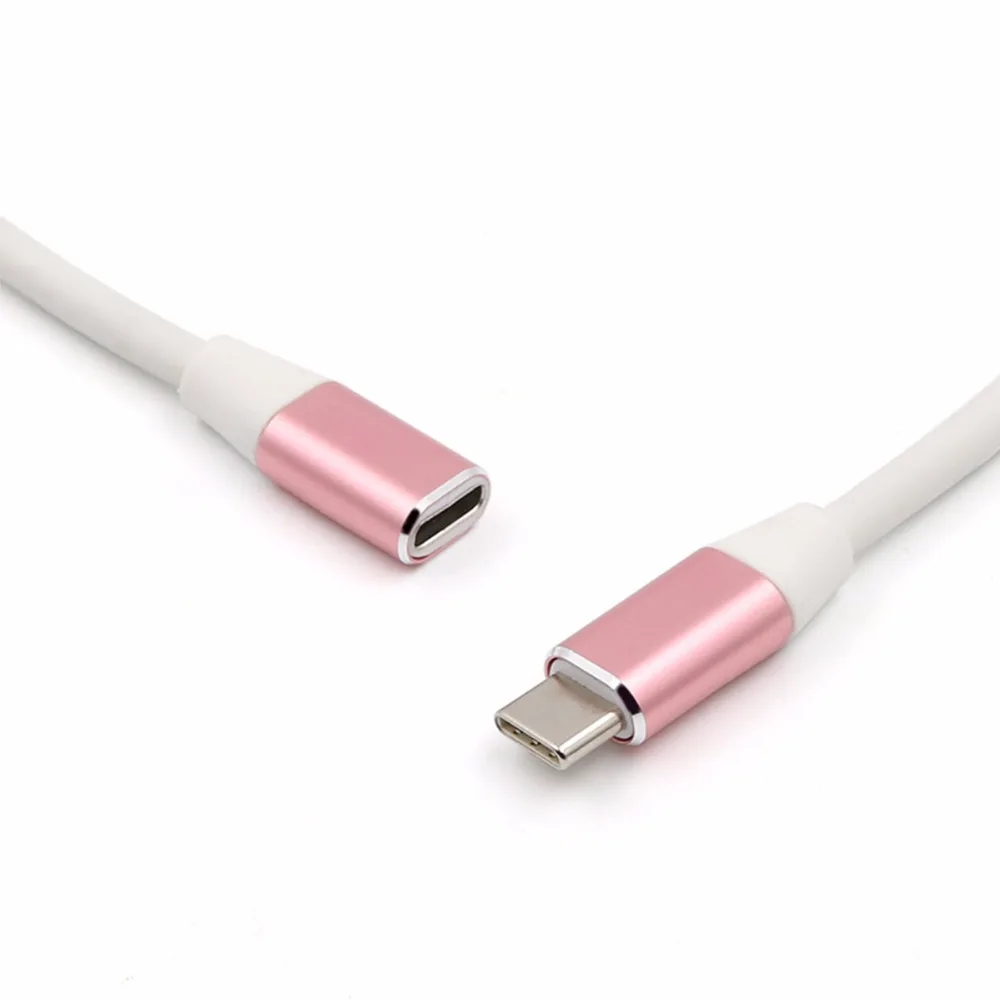 Удлинительный кабель SOONHUA USB Type C с ПВХ оболочкой 1 м 3 для передачи данных и видео 24