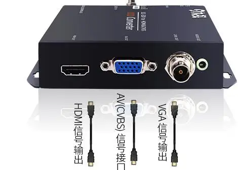 SD/HD/3G-SDI к HDMI и VGA и AV конвертер