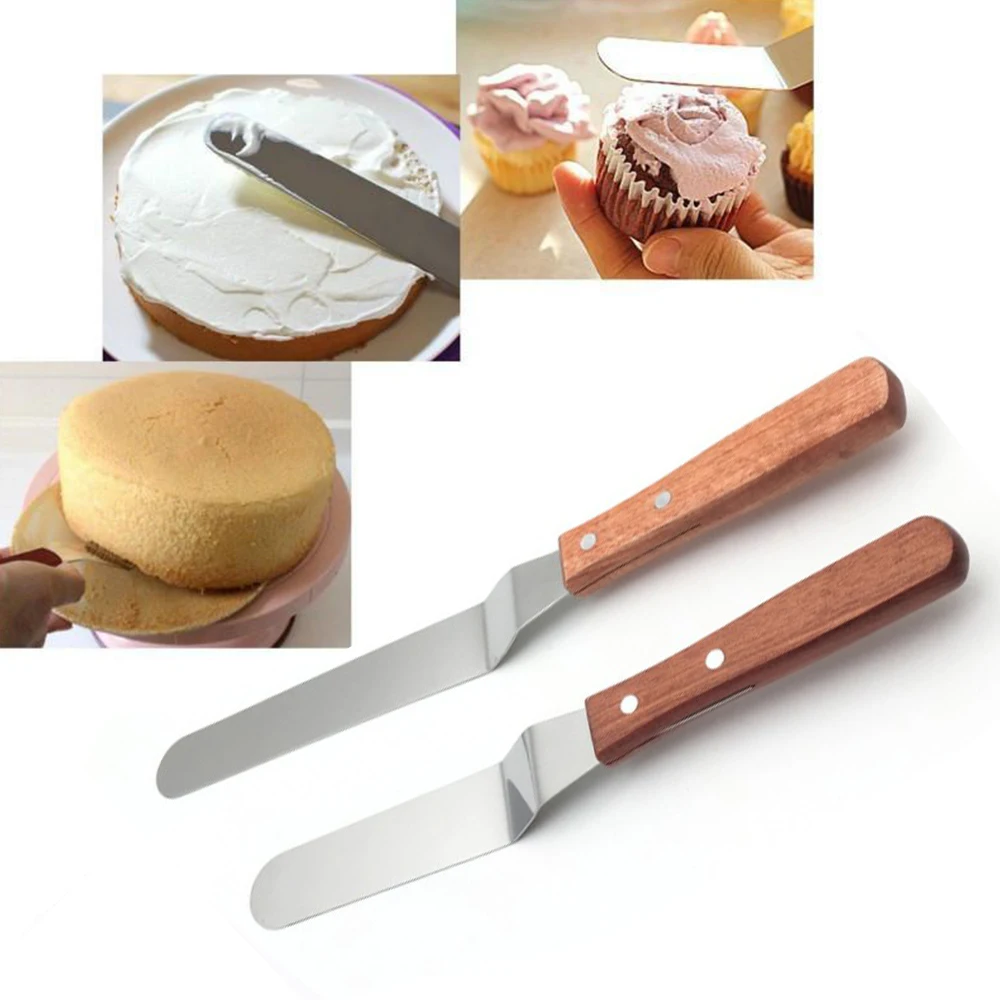 6 Inch Butter Baking Butter Stainless Steel Spatula Cake Dessert Baking