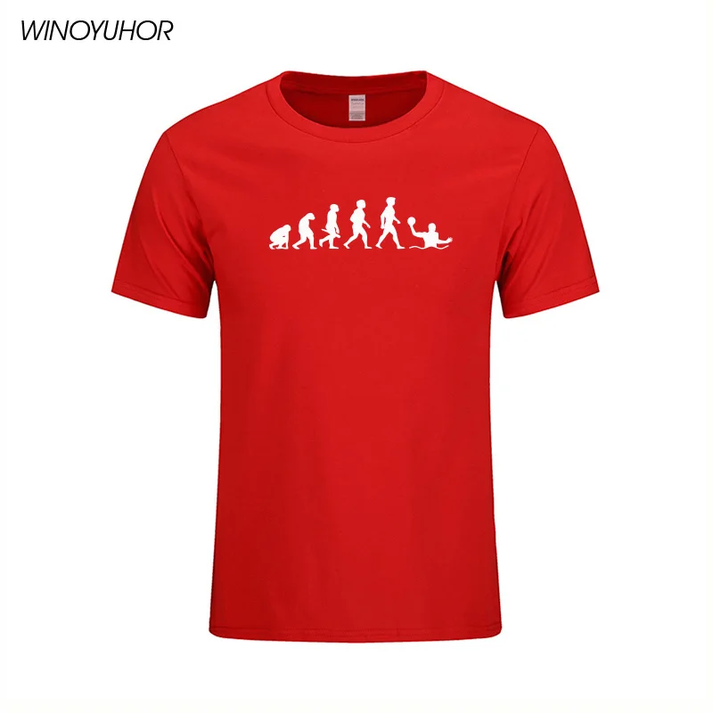 Evolution Водонепроницаемая футболка-поло с шариками для мужчин, летняя модная футболка с короткими рукавами и круглым вырезом, хлопковая забавная крутая Мужская футболка