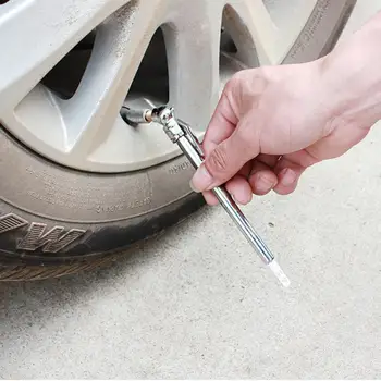 

Dropshipping New tire repair motorcycle tools Pencil Pen Style Truck Auto Vehicle Car Tire Pressure Gauge 10-100 PSI Air Meter