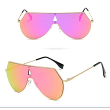 Новинка кошачий глаз женские походные очки Тонированные цветные линзы Мужские Винтажные Солнцезащитные очки без оправы синие очки для вождения