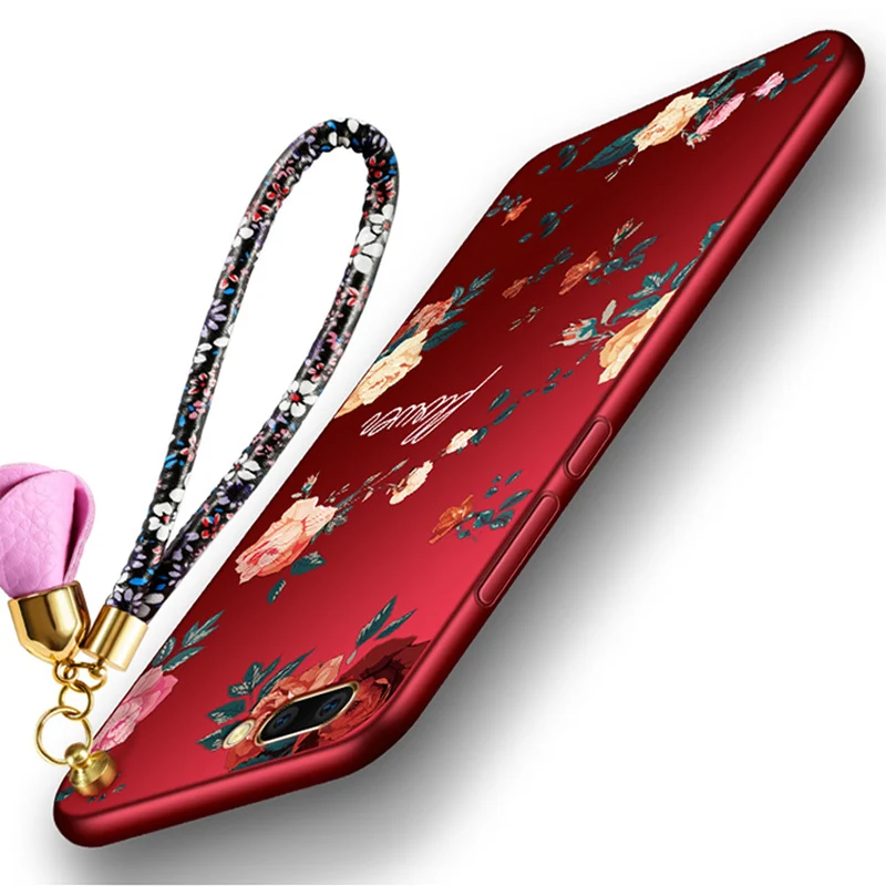6 4 &quotдля OPPO K 1 чехол цветы Мягкий для телефона крышка OPPOK1 защиты оболочки fundas coque кожи|Бамперы| |