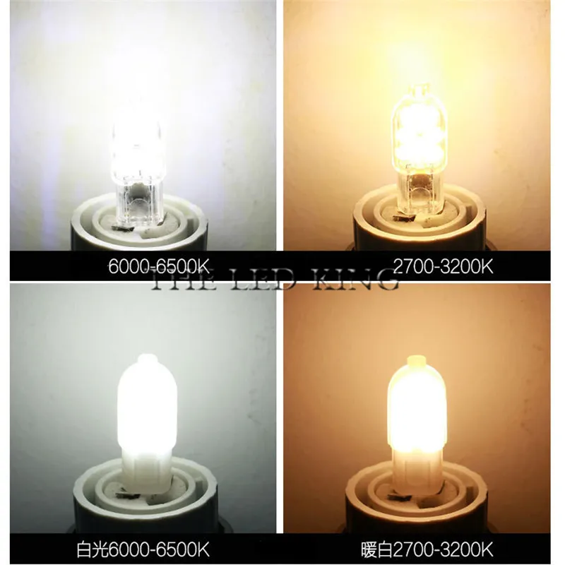10X G9 G4 Светодиодная лампа 220 В Led ampul 12 светодиодов кукурузные лампы 3 Вт 5 9 2835 Лампы