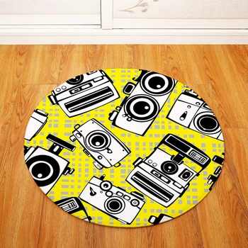 

Camera Round Carpet Kids Play Tent Gym Rug Bedroom Living Room Coffee Table Floor Mats /Baby Crawling Carpets