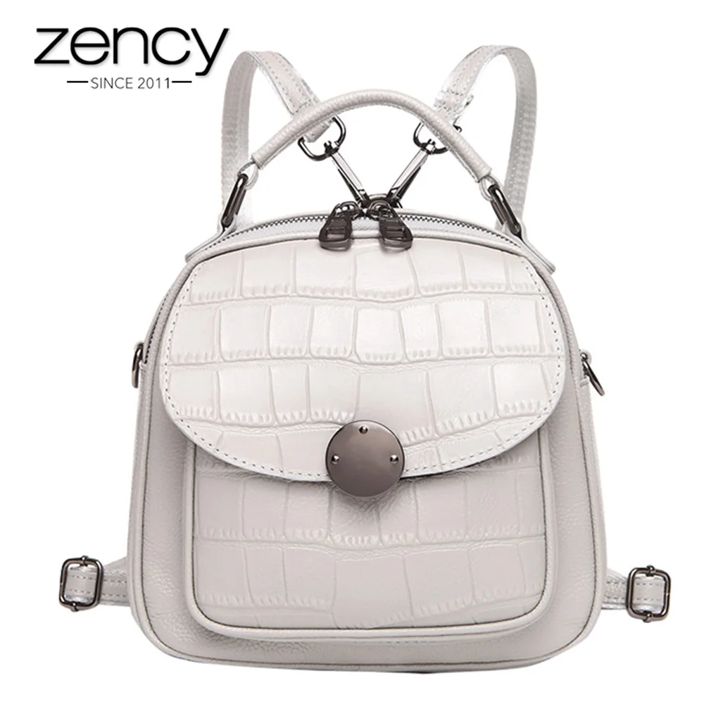 Zency حجر نمط 100% الجلد الطبيعي جميلة النساء على ظهره الفتاة مدرسية عارضة السفر أكياس سحر الوردي الحقيبة حقيبة Zency حجر نمط 100% الجلد الطبيعي جميلة النساء على ظهره الفتاة مدرسية عارضة السفر أكياس سحر الوردي الحقيبة حقيبة