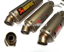 51MM Universal Motorcycle Akrapovic Yoshimura Scooter Exhaust Muffle pipe R6 CBR1000RR CBR125 CBR250 CB400 CB600 YZF FZ400 Z750