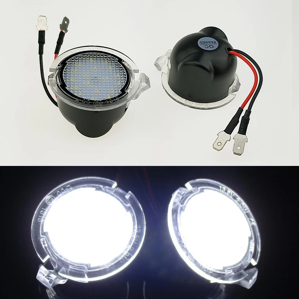 

LED Under Side Mirror Light Car-styling Puddle Lamp Car Rearview Mirror Lamp for Ford Edge Mondeo Explorer Taubus F-150 Heritage