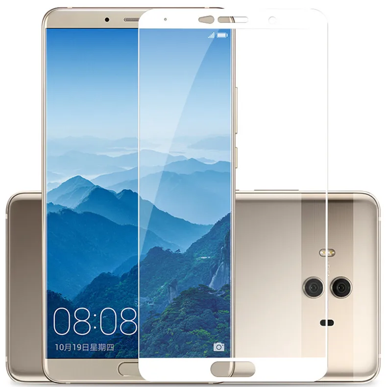 Huawei mate 10 стекло MOFi mate10 протектор экрана полное покрытие закаленное защитное стекло черное huawei mate 10 Pro стекло - Цвет: white glass