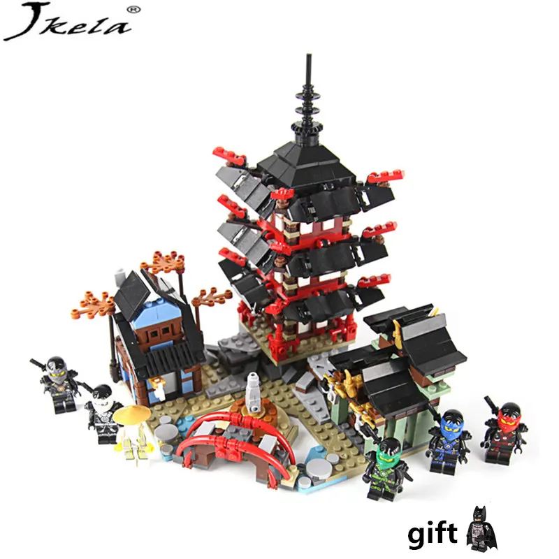 

[HOT] Legoings Brick Ninja Temple 737+pcs DIY Building Block Sets educational Toys for Children Compatible legoings ninjagoes