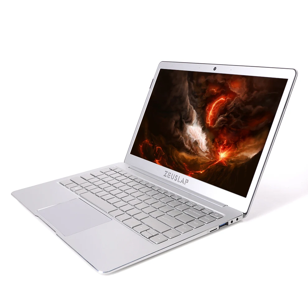 ZEUSLAP 13 3 inch 8 GB Ram M.2 SSD 4 ядра CPU Windows 10 Системы дешевые ультратонкий ноутбук Тетрадь
