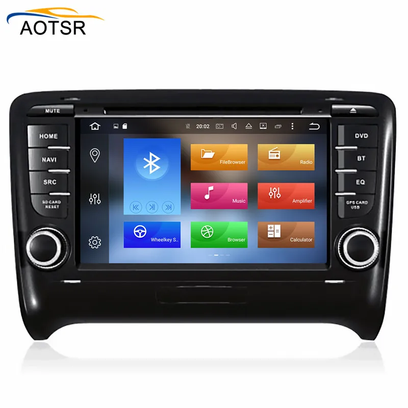 Flash Deal Android 8.1 4G RAM 2 DIN Car DVD PLAYER For AUDI TT 2006 - 2011 GPS radio stereo wifi navigation touch screen multimedia 5