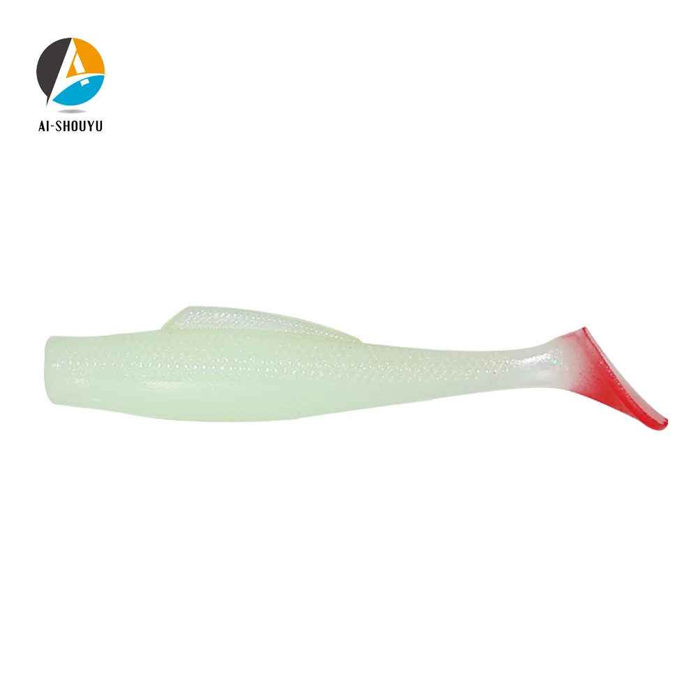 AI SHOUYU рыболовные приманки Minnow 6 шт. 80 мм 5 г мягкие силиконовые искусственные для