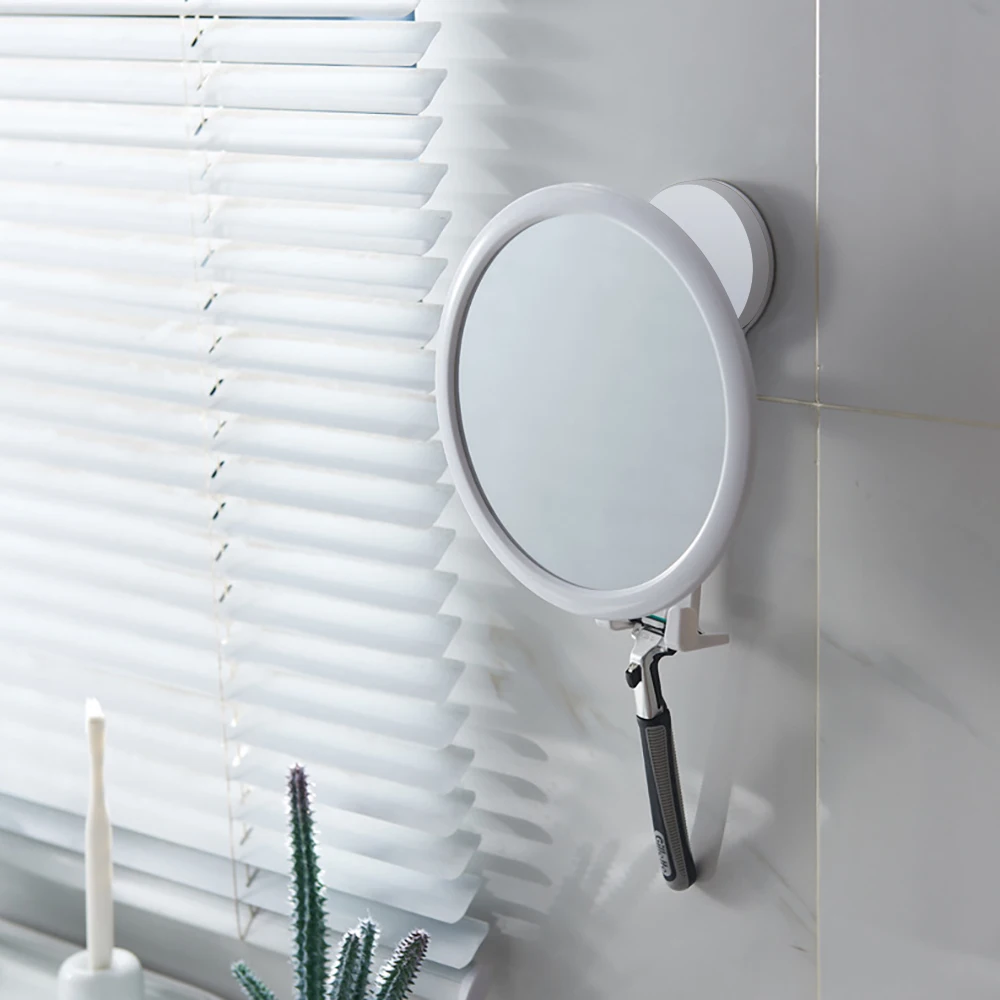 

Drill Free Adjustable Rotation Fogless Bathroom Mirror Cosmetic Makeup Mirror with Suction Cup Anti-Fog Bath Room Shower Mirror