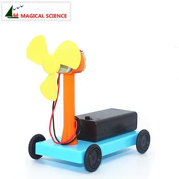 

Science experiments Toys handmade Wind car DIY material science toys for kids Educational Assembly kit for children best gifts