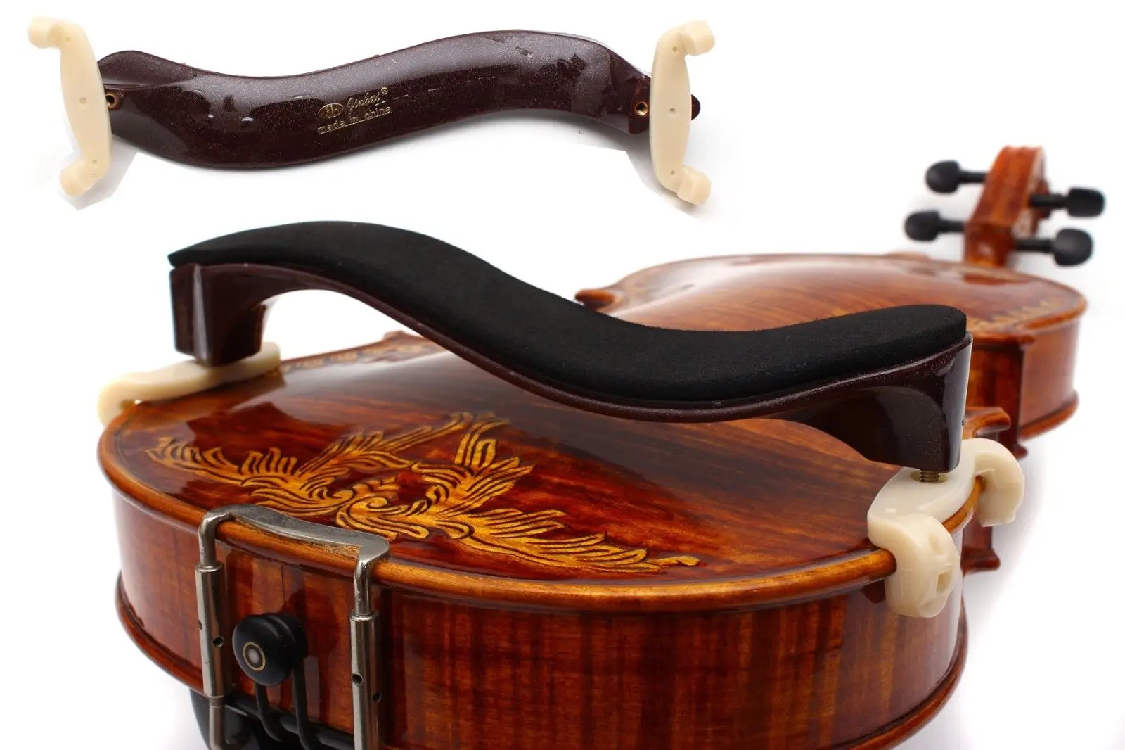 3/4 4/4 Violin shoulder Rest Glass Fiber adjustable size violin parts