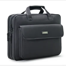 Мужская оксфордская ткань, Расширяемый портфель для документов, бизнес 15,6 дюймов, сумка для ноутбука, Офисная сумка, черный цвет, разные стили